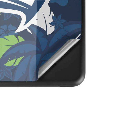 NFL Seattle Seahawks Tropical Print Google Pixelbook Go Skin